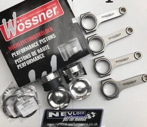 VAUXHALL ASTRA Z20LEH/Z20LET 86,50 MM WOSSNER GESCHMIEDETER KOLBEN SET MIT STÄBEN - Bild 1 von 1