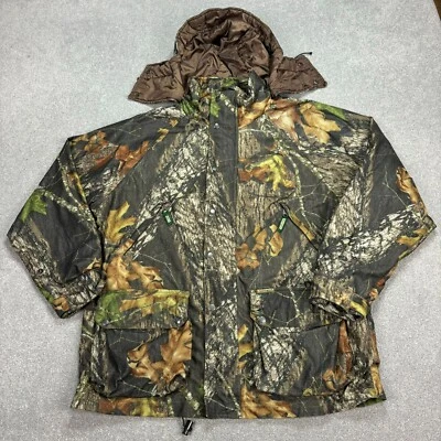 Chaqueta Realtree Adulto Mediana Marrón Ropa de Trabajo Caza Camuflaje Acolchado Capucha Abrigo Para Hombres Foto 1 de 4