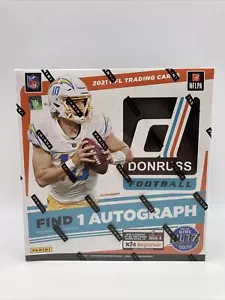 Mega Box Calcio 2021 Fanatics Donruss NFL Sigillato 1 Auto per Box Panini SIGILLATO - Foto 1 di 4