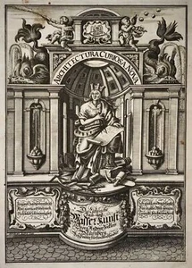 1664 Abraham Aubry; Fine engraved title to Architectura Curiosa Nova - Picture 1 of 2