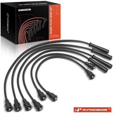Комплект проводов свечей зажигания A-Premium 6x для Chevy Tracker Asuna Sunrunner Geo Pontiac - Изображение 1 из 4