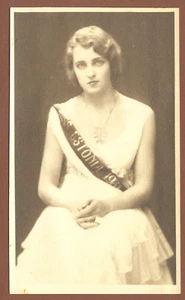Postal Miss Estonia año 1931 Lilly Silberg - Imagen 1 de 2
