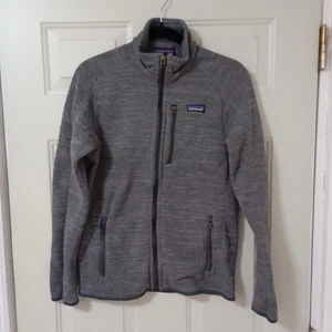 Patagonia Sweater Men’s Size S Grey Fleece Full Zip Long Sleeve winter Men. - Picture 1 of 10