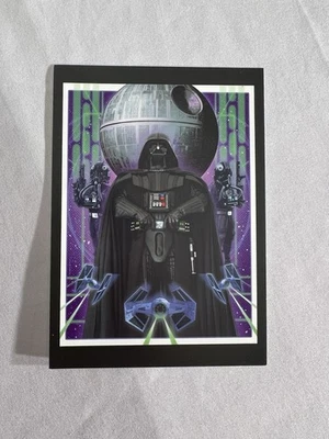 Tarjeta postal de ilustraciones de Disney "Darth Vader-Defensor de la Estrella de la Muerte" por Joe Corroney Foto 1 de 3