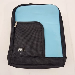 Nintendo Wii Urban Transporter Sistema de Videojuegos Bolsa de Transporte Azul Con Correa - Imagen 1 de 12
