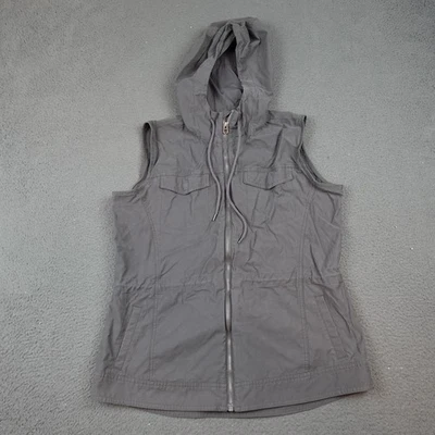 Chaleco Kuhl Stryka Mujer Grande Gris Con Capucha Cremallera Frontal Exterior Senderismo Informal Foto 1 de 4