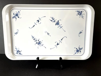 Bandeja para servir Villeroy & Boch Vieux Luxembourg azul blanco floral melamina Italia Foto 1 de 4