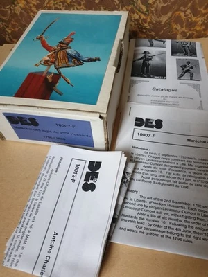 DES Kit figurine en resine 90mm Buste Maréchal des logis Hussards - Photo 1/4