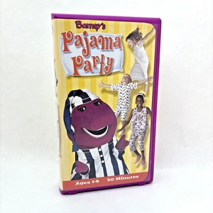 BARNEY’S Pajama Party (VHS, 2001) Clamshell Case - Picture 1 of 5