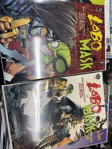 Lobo Mask  # 1 & 2 1997  Complete Set  Prestige GN TPB / FREE SHIPPING  - Picture 1 of 1