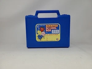 Sterling School Pencil Box Vintage Say No To Drugs Duft BLAU 1988 - Bild 1 von 6