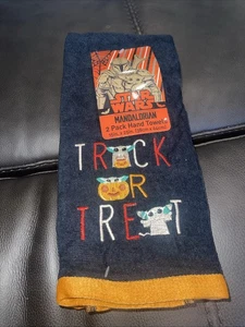 Star Wars Mandalorian Trick or Treat Handtücher Baby Yoda Grogu Halloween - Bild 1 von 4