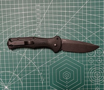 Cuchillo Plegable Benchmade Negro G10 Alto Carbono Acero Inoxidable Foto 1 de 4