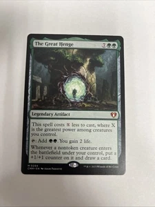 Tarjeta The Great Henge Nonfoil #0294 Magic The Gathering LP - Imagen 1 de 10