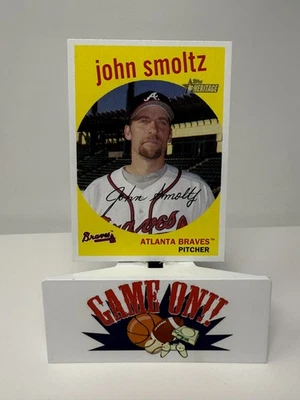 2008 Topps Heritage Baseball John Smoltz Card #440 - Image 1 of 2