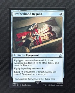 Brotherhood Regalia - Universes Beyond: Assassin's Creed MTG #71 - Bild 1 von 2