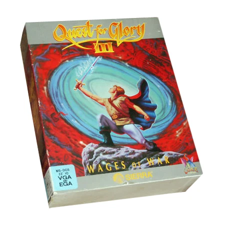 1992 Sierra Quest for Glory III: Wages of War PC Video Game In Box - Image 1 of 1