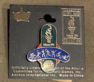 Neu On Card Official 1996 Atlanta Olympics Pin Unworn Multi Sport - Bild 1 von 3