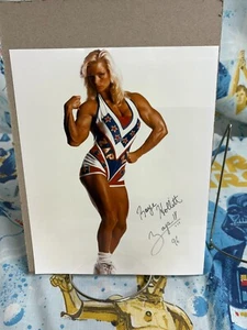 Raye Hollitt Zap foto d'epoca autografata 8x10 gladiatori americani - Foto 1 di 2