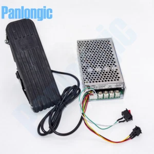 Acelerador de pasillo de pedal de pie CC 10-50V 100A reversible PWM DC control de velocidad del motor - Imagen 1 de 4