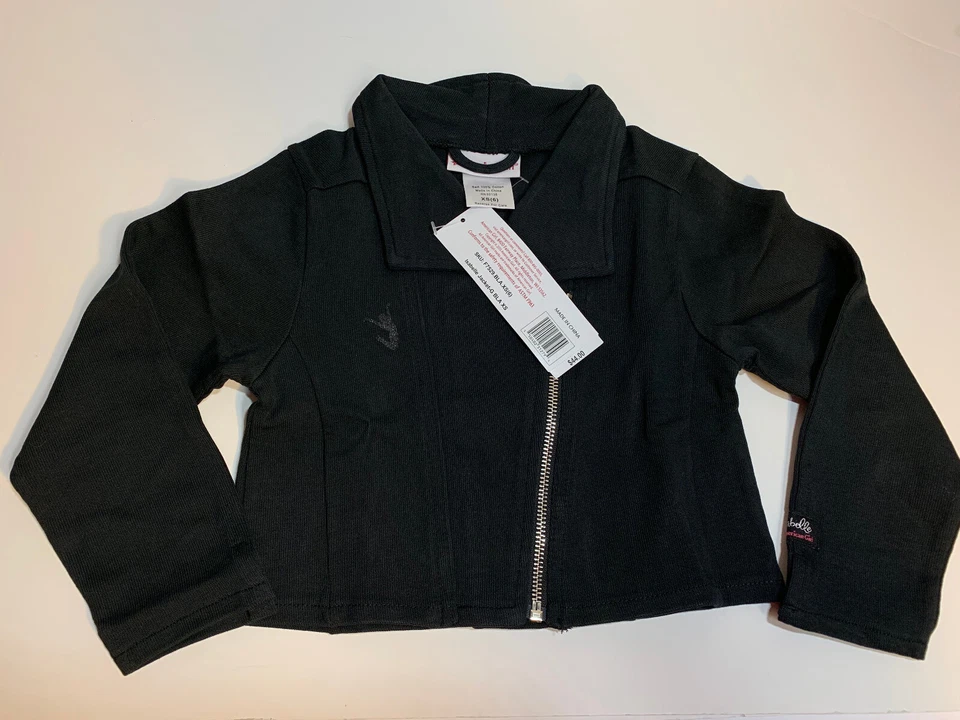 American Girl Clothes Isabelle Cropped Black Jacket CHILD SIZE 6 - NEW - Image 1 of 1