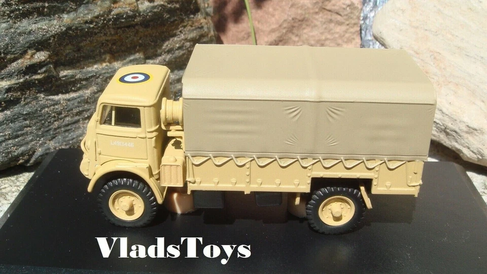 Oxford Military 1/76 Bedford QLD Cargo Truck British Army RASC, 1942 76QLD004 - Image 1 of 4