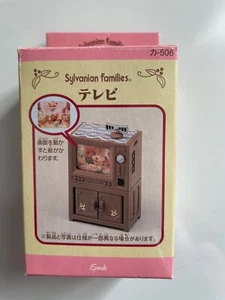 Sylvanian Families Ka-506 Television & TV Stand Set Epoch 1999 Calico Critters - Picture 1 of 12