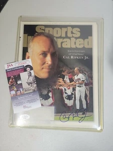 1995 Cal Ripken Jr Autograph Signed Sports Illustrated Sportsman Of The Year JSA - Picture 1 of 1