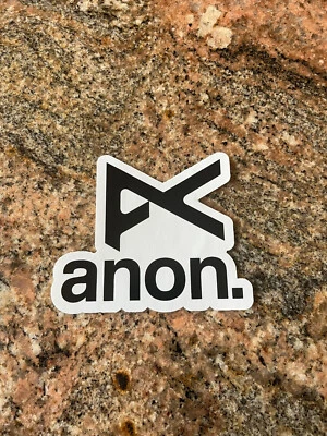 anon sticker - Ski Snowboard Mountain Sports goggles helmet sunglasses gear