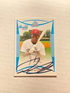 Houston Astros JAY AUSTIN Signed Card - Picture 1 of 1