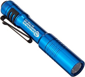 Streamlight 66603 66606 Blue Microstream USB Flashlight 250 Lumen W/Lanyard+Cord
