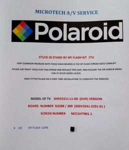 POLAROID SHDV2211 SHDV2211-L1-D0 SIS288/289 SSDV3241-ZC01-01 FIRMWARE AD LESEN - Bild 1 von 5