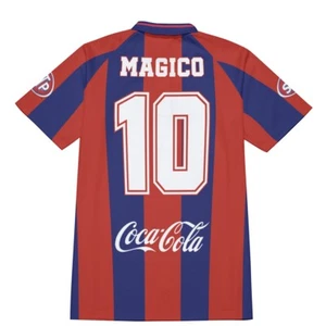 CD FAS - magico soccer jersey camiseta Retro shirt,el salvador, 1995 home replic - Picture 1 of 9