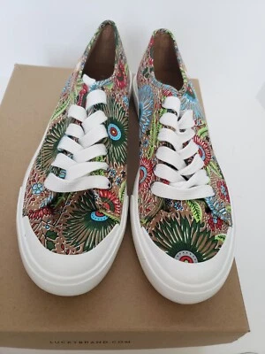 Rocket Dog women's lace up, flat casual , shoes, size 11, multicolor (floral) - Imagem 1 de 4