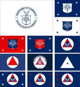 USA Commerce Department Flag Deputy Secretary NOAA USC&GS Corps Administrator - Picture 1 of 16