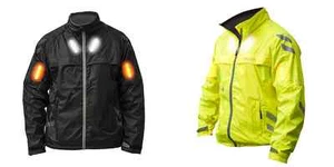 Visijax Commuter Hi Vis High Visibility LED Cycling Jacket with Indicator Lights - Picture 1 of 12