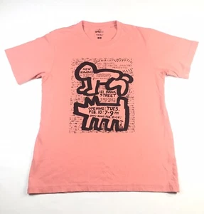 Camiseta Uniqlo Keith Haring SPRZNY Pop Art Mediana Salmón - Imagen 1 de 6