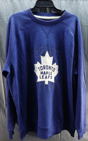New CCM Toronto Maple Leafs NHL Hockey Sweatshirt Blue Men's XXL Cover