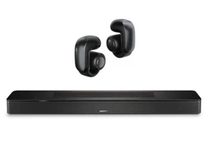 BOSE Smart Soundbar + BOSE Ultra Open Earbuds Set - schwarz - NEU & OVP - Picture 1 of 15