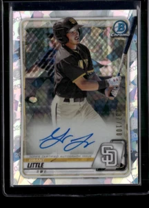 2020 Bowman Chrome Grant Little Auto /100 Atomic Refractor Padres - Picture 1 of 2