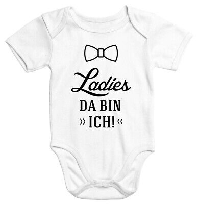 Lustiger Baby Body Con Impresso Ladies Ne Sono Bio-cotone A Maniche Corte • 13.90€