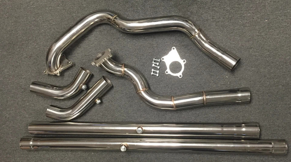 For 94-97 Ford Mustang 3.8L V6 Stainless Steel Turbo Exhaust Pipe Foto 1 de 2