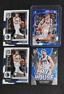 Aros Luka Doncic 2019-20 Stock Premium Azul Hielo agrietado #39 + 3 ópticas 2022-23 - Imagen 1 de 8