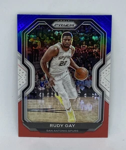 RUDY GAY 2020-21 PANINI PRIZM ROSSO BIANCO BLU RIFRATTORE #4 - Foto 1 di 3