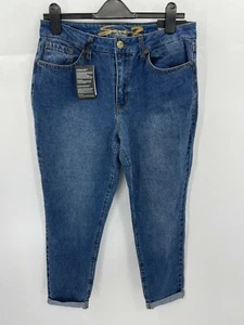 Pantalones de mezclilla Seven7 para mujer talla 12 tiro alto ajustados vintage mamá - Imagen 1 de 9