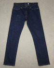 Levi's Made & Crafted 511 japońskie dżinsy selvedge męskie 32x29 niebieskie dżinsy slim fit