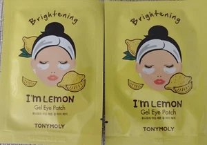 Eye Patch Tony Moly I'm Lemon Made In Korea Cosmetics New Sealed US Lot Of 2 USA - Picture 1 of 6