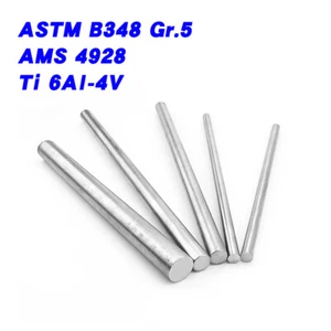 6mm Dia .236"X39.4" Titanium Rod Round Bar 10PCS Grade5 Ti 6Al-4V Alloy AMS4928 - Picture 1 of 22
