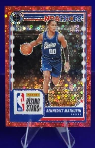 Bennedict Mathurin 2023-24 Panini Hoops Premium Stock #286 Red Disco Prizm /149 - Picture 1 of 2