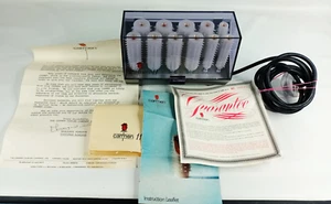 Rizadores de pelo vintage 1966 Carmen 11 rodillos térmicos con pasadores instrucciones de caja - Imagen 1 de 18